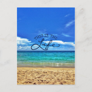 Cartão Postal Esta é a vida
