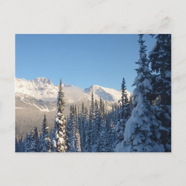 Cartão Postal Esta é uma bela foto no Whistler Canada (Frente)