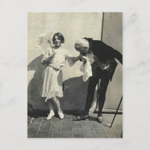 Cartão Postal Esta é uma fotografia antiga adorável de um homem