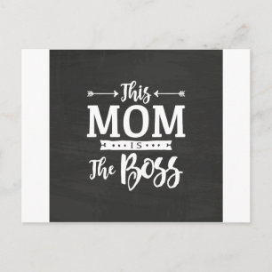 Cartão Postal Esta Mãe É O Chefe