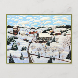 Cartão Postal Está nevando