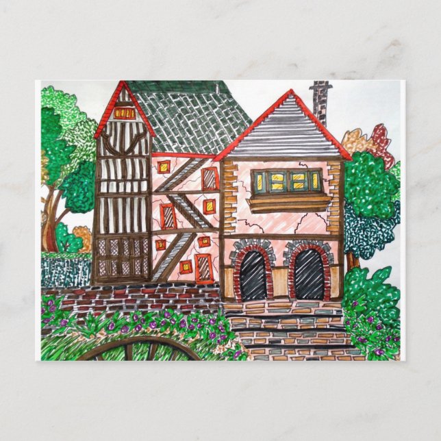 CARTÃO POSTAL ESTA VELHA CASA (Frente)