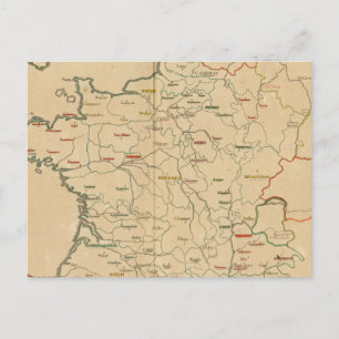 Cartão Postal Estabelecimentos Franceses