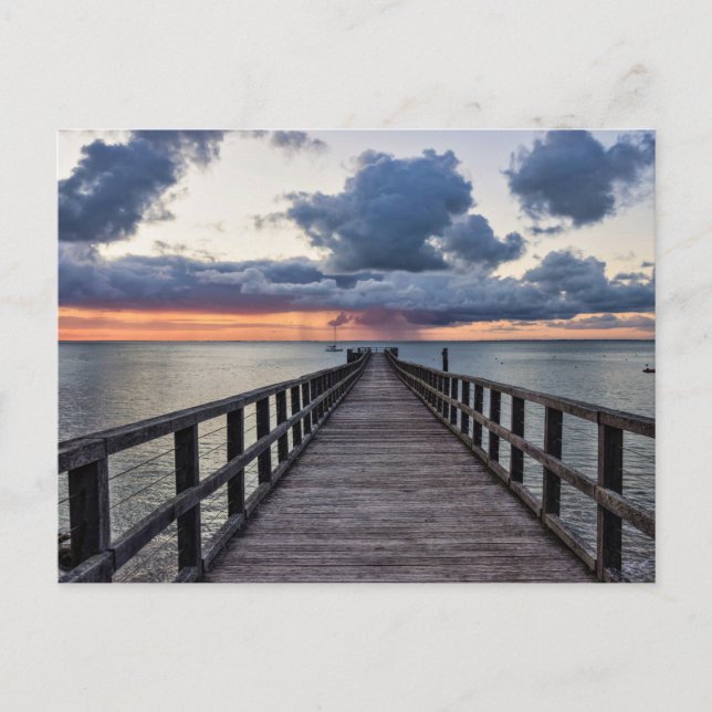 Cartão Postal Estacade de la plage des dames (Frente)