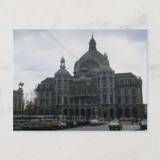 Cartão Postal Estação Central", Antuérpia, Bélgica