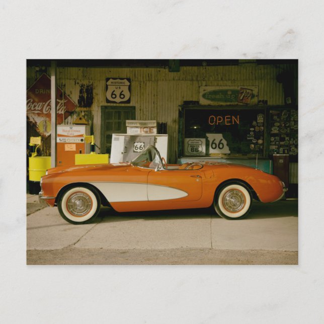 Cartão Postal Estação Clássica de Gás RT 66 (Frente)