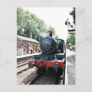 Cartão Postal Estação Crowcombe Heathfield, WS Rail
