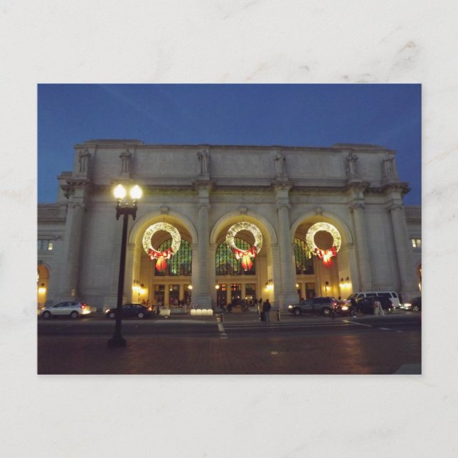 Cartão Postal Estação da união de Washington, C.C. de Washington (Frente)