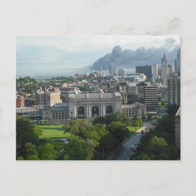 Cartão Postal Estação da União - Kansas City, Mo (Frente)