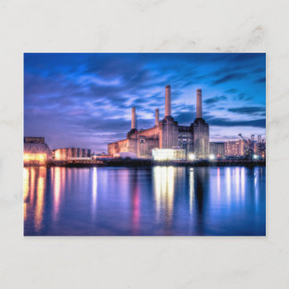 Cartão Postal Estação de Battersea à noite