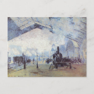 Cartão Postal Estação de Comboio Claude Monet
