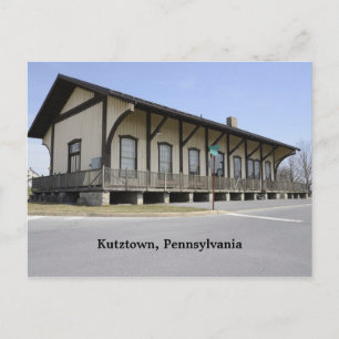 Cartão Postal Estação de comboios de Kutztown