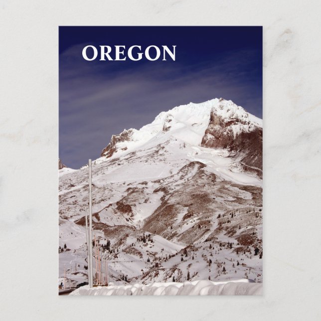 Cartão Postal Estação de esqui (Frente)