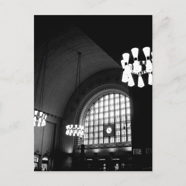 Cartão Postal Estação de Helsínquia (Frente)