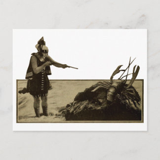 Cartão Postal "Estação de Lagosta"