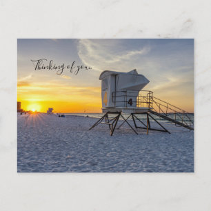 Cartão Postal Estação De Pensacola Lifeguard Pensando Em U
