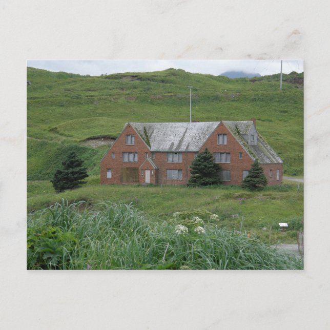 Cartão Postal Estação de Rádio WII, Porto Neerlandês, AK (Frente)