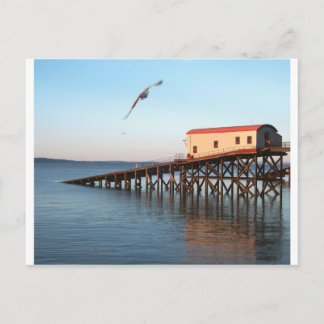 Cartão Postal Estação do veloz barco salva-vidas em Tenby