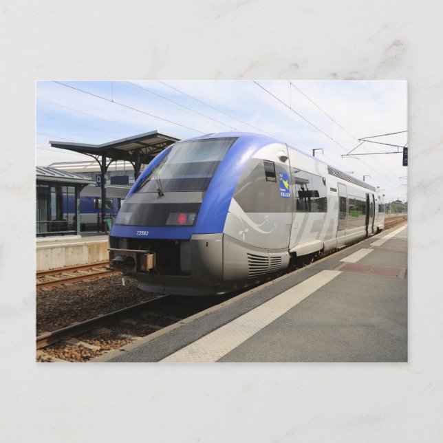 Cartão Postal Estação Dol de Bretagne, Bretanha, França (Frente)