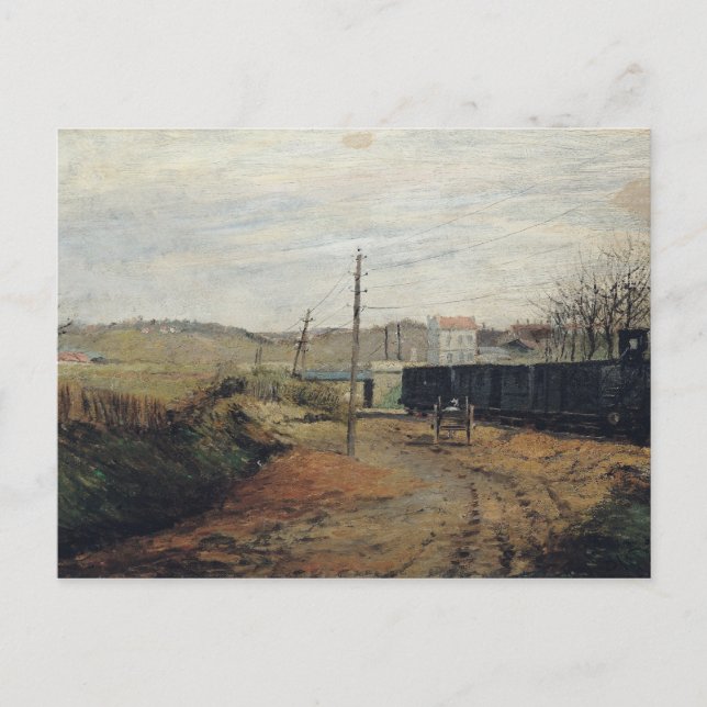 Cartão Postal Estação em Argenteuil (Frente)