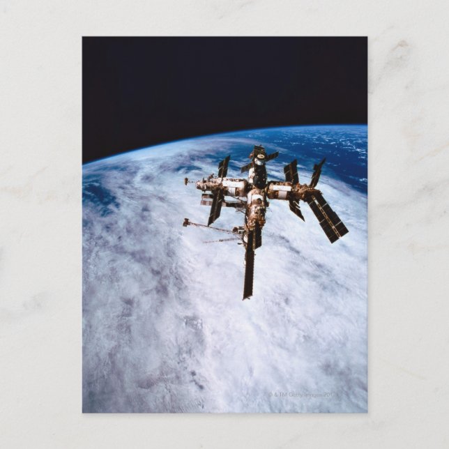 Cartão Postal Estação Espacial em órbita 11 (Frente)