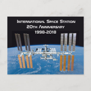 Cartão Postal Estação Espacial Internacional ISS 20º Aniversário