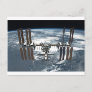 Cartão Postal Estação Espacial Internacional ISS, Endeavour 2011