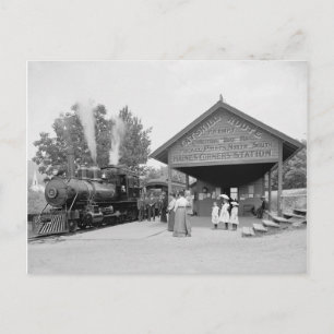Cartão Postal Estação Ferroviária das Montanhas Catskill, 1902
