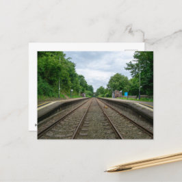 Cartão Postal Estação Ferroviária Ince e Elton