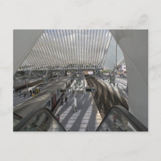Cartão Postal Estação ferroviária Liège-Guillemins