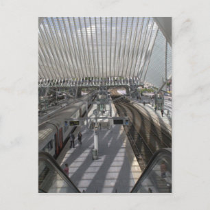 Cartão Postal Estação ferroviária Liège-Guillemins