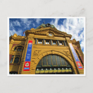 Cartão Postal estação flinders street