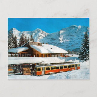 Cartão Postal Estação Kleiner Scheidegg, Jungfrau