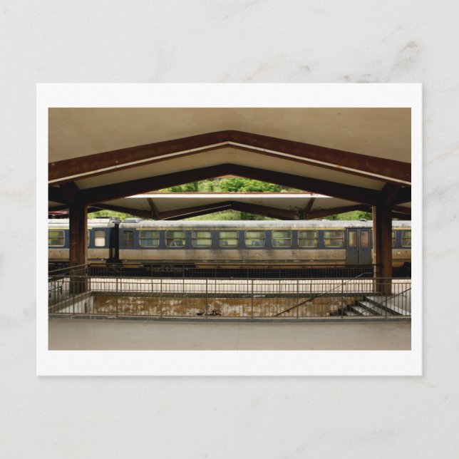 Cartão Postal Estação principal, Sarajevo. (Frente)