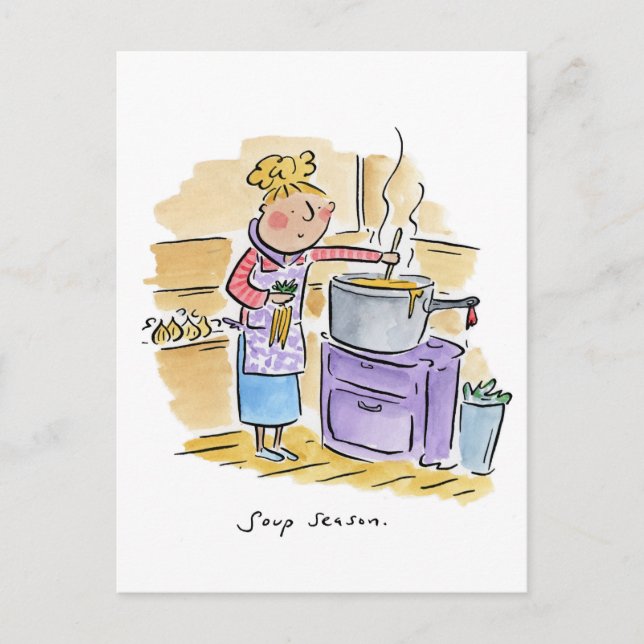 Cartão Postal Estação Soup (Frente)