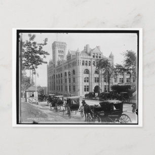 Cartão Postal Estação Windsor, Montreal, Canadá, Vintage