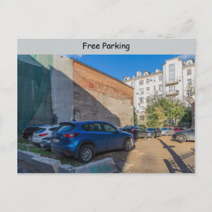 Cartão Postal Estacionamento gratuito