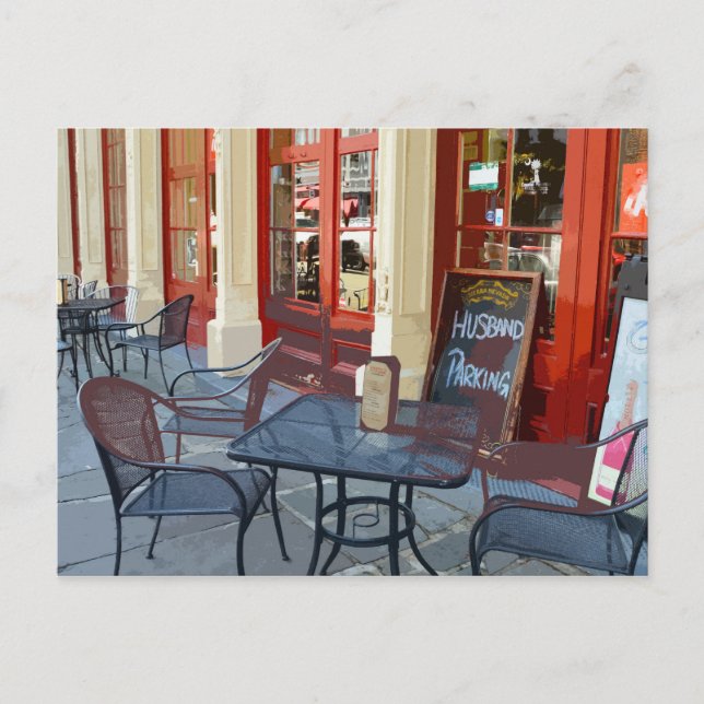 Cartão Postal Estacionamento Marido em Charleston (Frente)