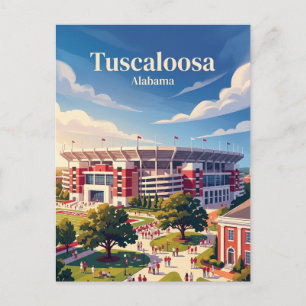Cartão Postal Estádio Bryant-Denny Alabama