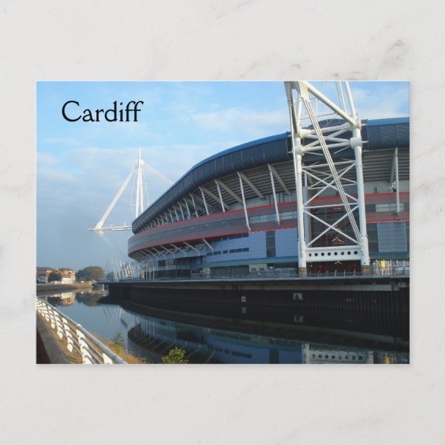 Cartão Postal Estádio Cardiff Millennium (Frente)