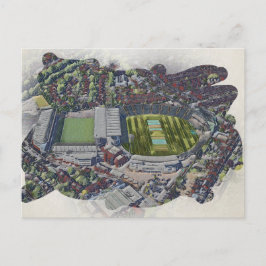 Cartão Postal Estádio de críquete artístico Leeds, Yorkshire
