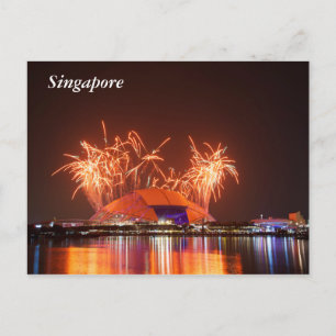 Cartão Postal Estádio Nacional de Singapura
