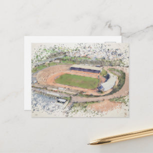 Cartão Postal Estádio Odsal, Bradford Aerial Art