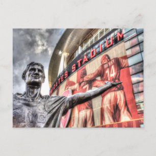 Cartão Postal Estádio Tony Adams Statue Emirados