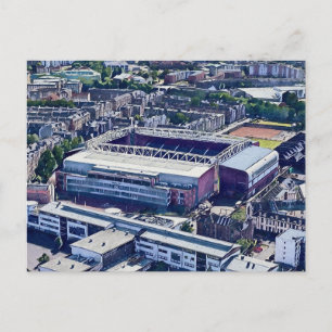 Cartão Postal Estádio Tynecastle Edimburgo Arte Aérea