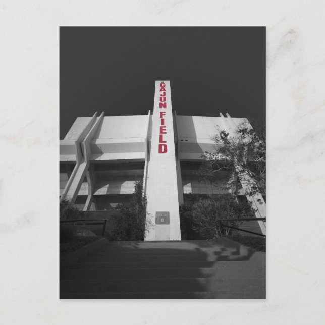 Cartão Postal Estádio ULL Cajun Field (Frente)