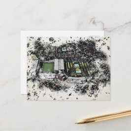 Cartão Postal Estádios de Críquete e Rugby Headingley, Leeds