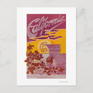 Cartão Postal Estado da Califórnia - Poster de Promessa