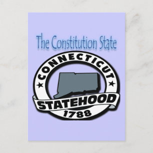 Cartão Postal Estado de Connecticut 1788