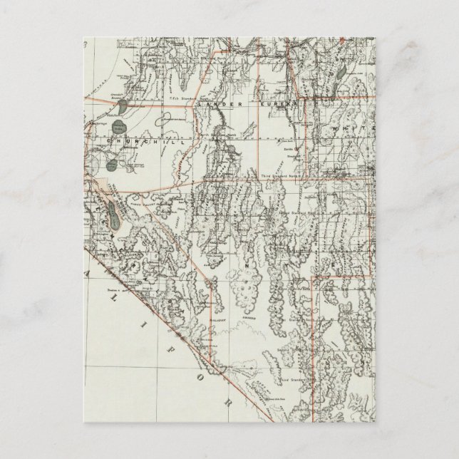 Cartão Postal Estado De Nevada (Frente)